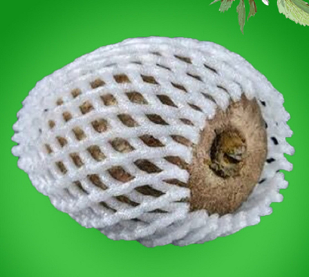 White Yellow EPE Foam Plastic Fresh Fruit Packing Net For Mango