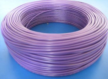 Fioletowy elastyczny przewód PVC Odporność ogniowa na izolację przewodów