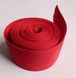 Red Polyester Hollow Webbing Taśmy tekstylne dla maszyn przemysłu ciężkiego